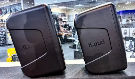 IK Multimedia - iLoud MTM MkII Compact Studio Monitor with ARC Measurement Mic - Black (Pair) 2